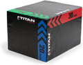 Titan Fitness 3-in-1 Heavy Foam Plyometric Jump Box