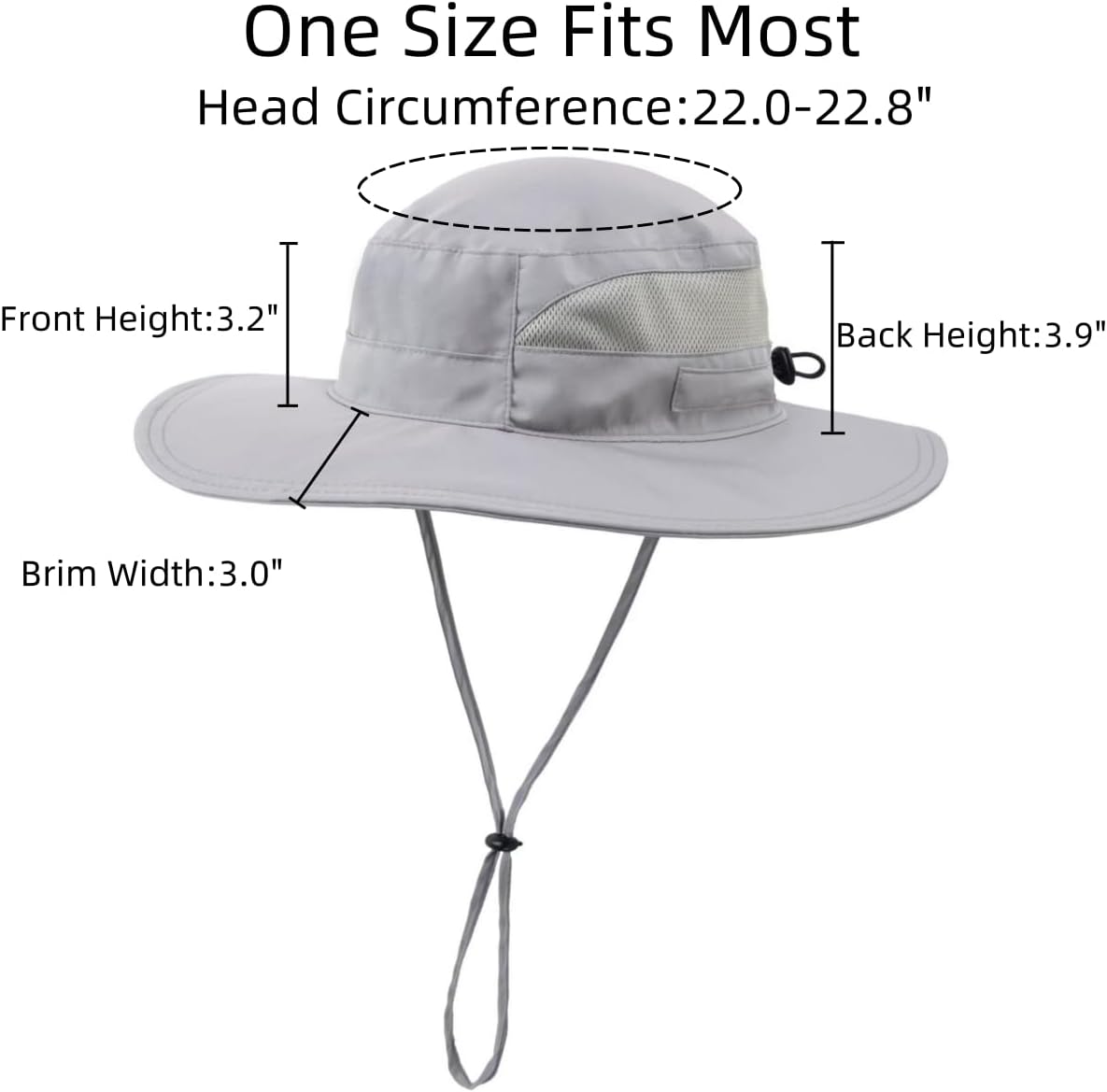 Connectyle Women's UPF 50+ Sun Hat UV Protection Wide Brim Bucket Hat Summer Beach Hats Fishing Hiking Outdoor Safari Hats