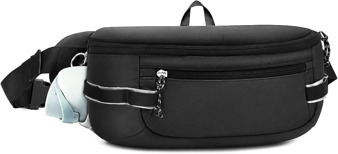 TOPEAST Fanny Pack 5L Large Capacity Waist Pack with Water Bottle Pocket