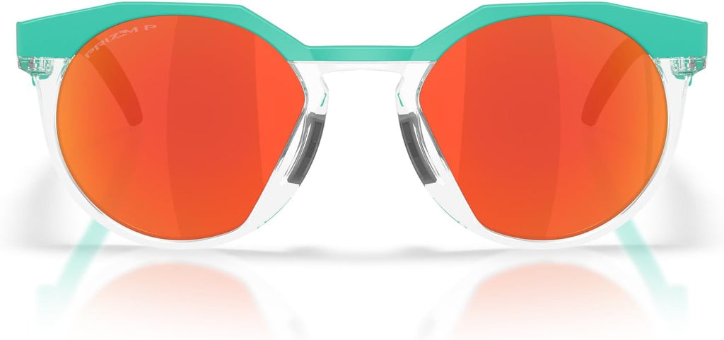 Oakley Sunglasses for Men - OO9242 HSTN High-Bridge, Round Sunglasses PRIZM Lenses