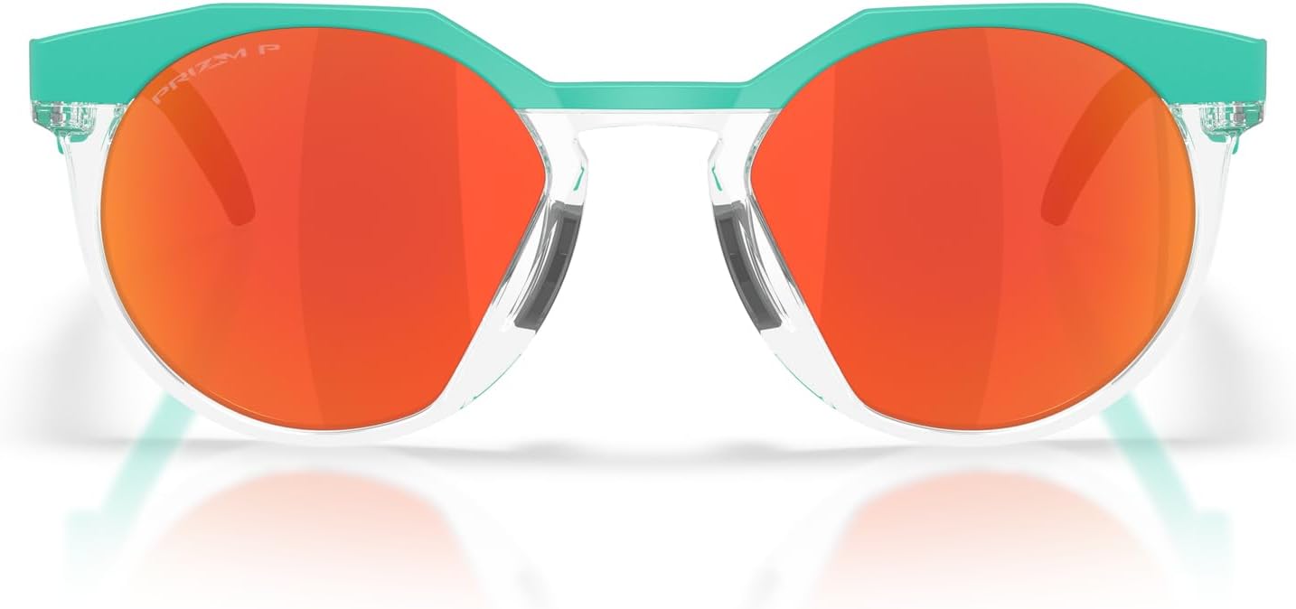 Oakley Sunglasses for Men - OO9242 HSTN High-Bridge, Round Sunglasses PRIZM Lenses