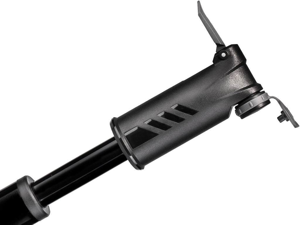 Topeak Mountain TT Twin Turbo Pump, 120 Psi/ 8.3 Bar, Fits Presta, Schrader, and Dunlop Valves