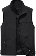 Men's Fishing Vest Utility Casual Lightweight Outdoor Vest Work Fish Photo Travel Sleeveless Jackets Vest