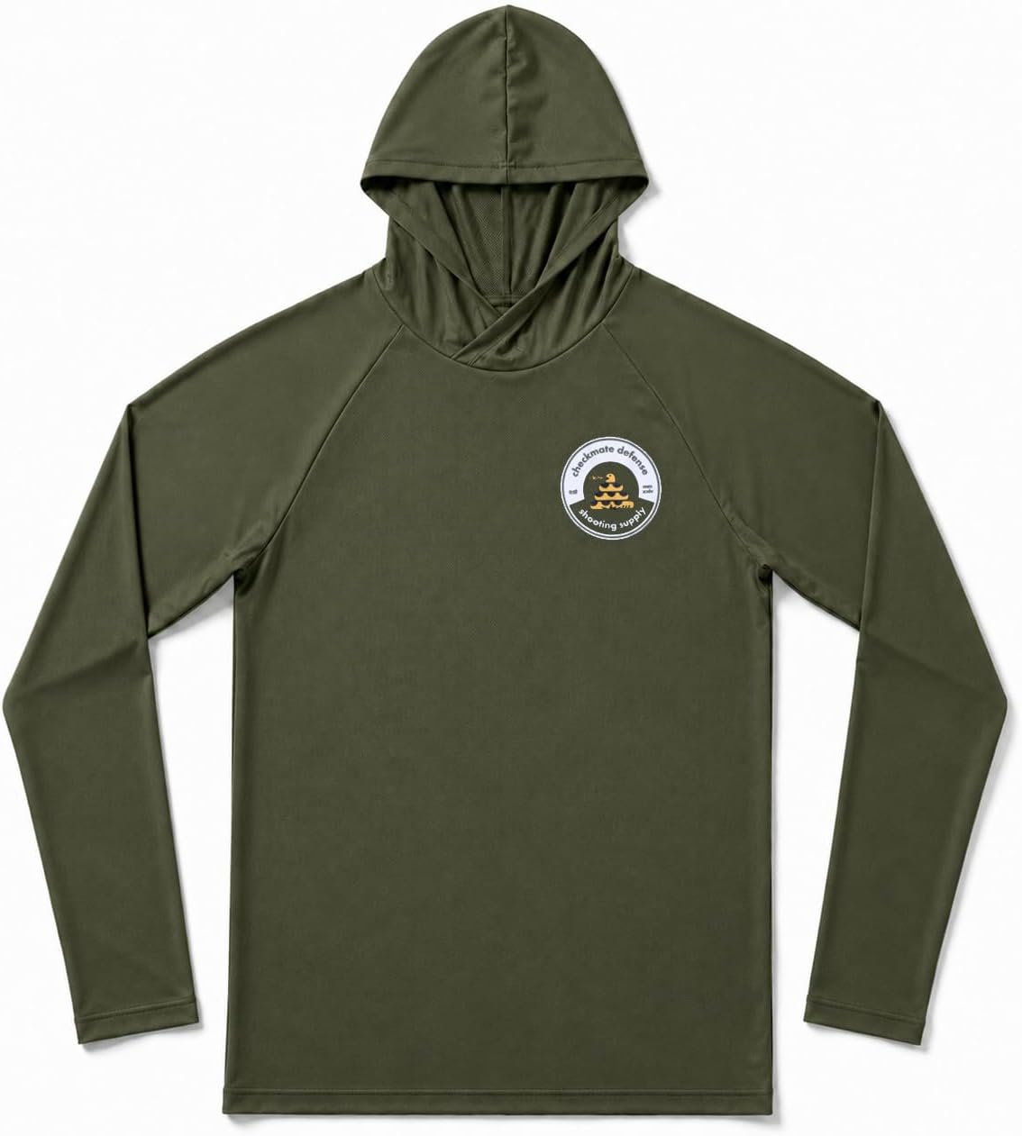 Outdoor Performance Hoodie, Lightweight Micro Mesh Hooded Shirt with 4-Way Stretch for Hiking Fishing Gym