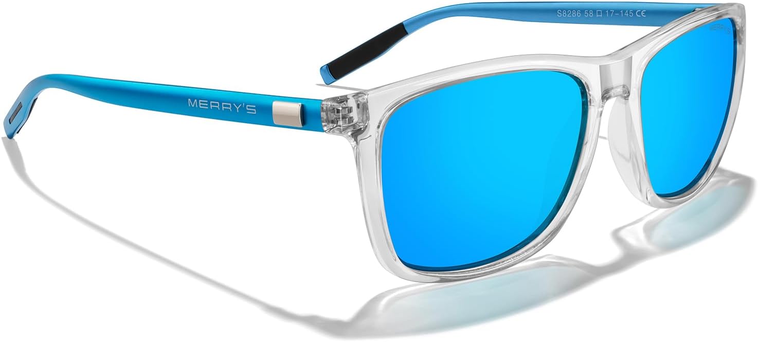 MERRY'S Unisex Polarized Aluminum Sunglasses Vintage Sun Glasses For Men/Women S8286
