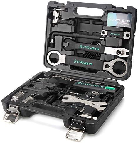 23 Piece Bike Tool Kit - Bicycle Repair Tool Box Compatible