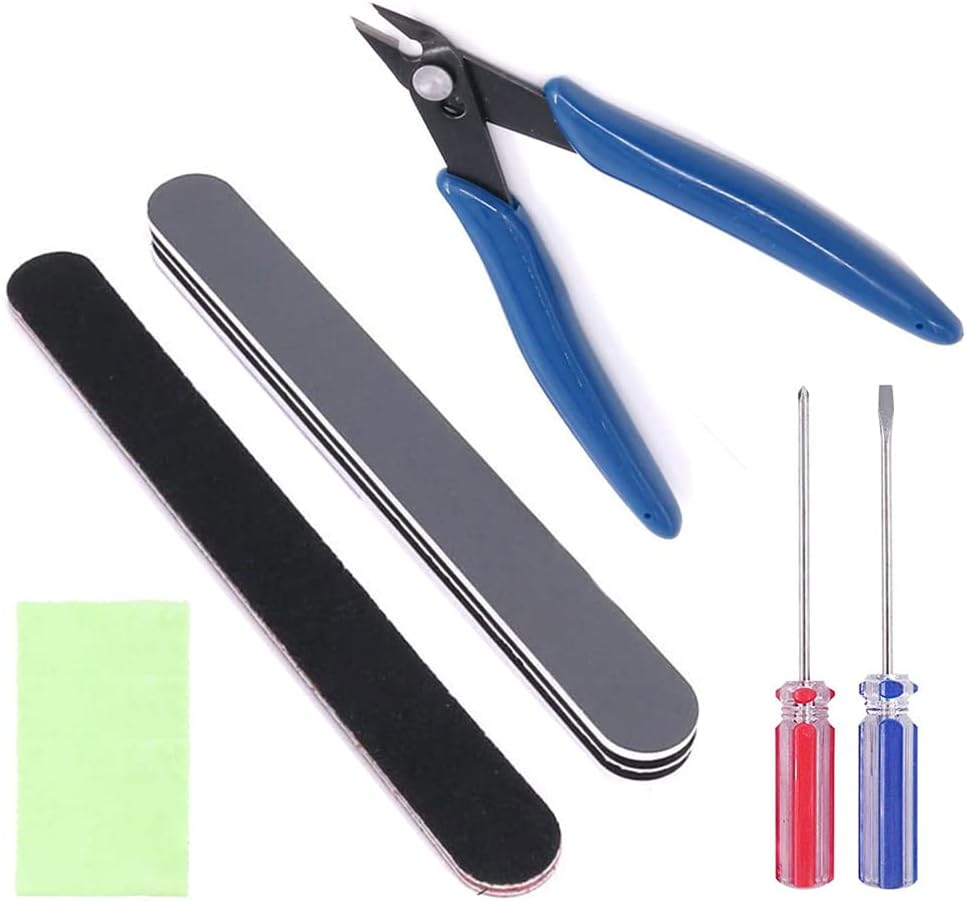 Spilay 16 Pcs Hobby Building Model DIY Tool Kit for Dollhouse Miniature