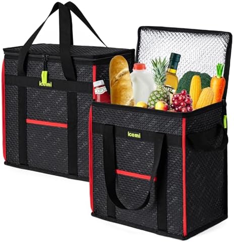 Insulated Reusable Grocery Bags, Premium Quality Cooler Bags insulated bag