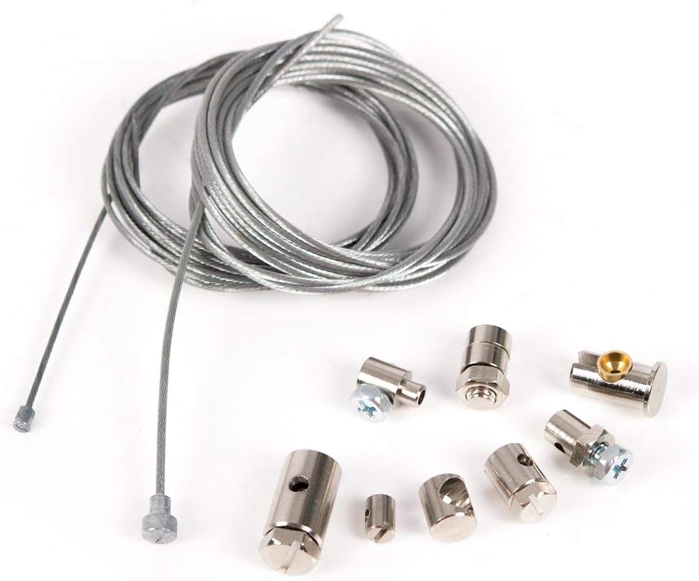 [KiWAV] Compatible/Replacement for Universal Motorcycle Emergency Throttle Cable Repair Kit, Honda, Yamaha, Kawasaki, Suzuki, Scooter, Motocross Models