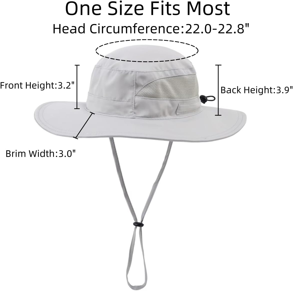 Connectyle Women's UPF 50+ Sun Hat UV Protection Wide Brim Bucket Hat Summer Beach Hats Fishing Hiking Outdoor Safari Hats