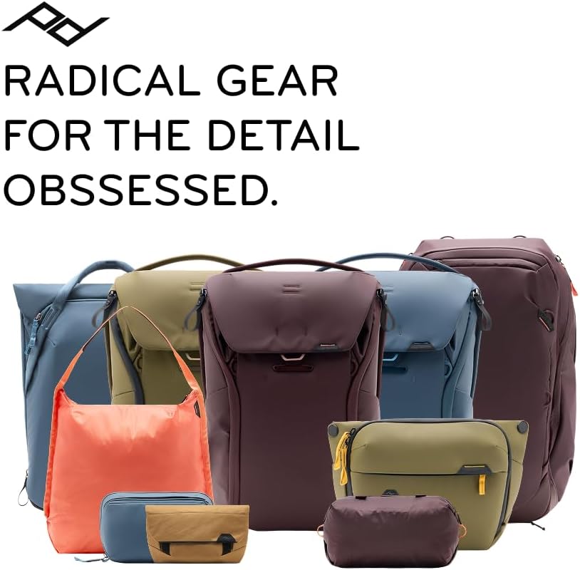 Peak Design Everyday Backpack 20L, Eclipse, MagLatch Top, Dual Side Access, FlexFold Dividers, Fits 15" Laptop, For Camera Carry, Daily Commutes or Travel, Versatile Backpack for Men and Women