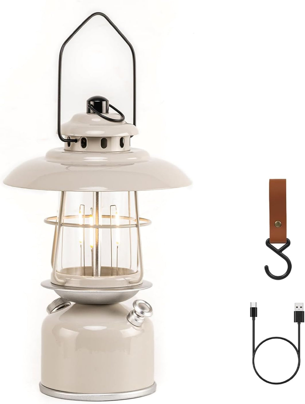 Metal Vintage LED Camping Lantern