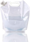 SUPANT Collapsible Emergency Water Jug Container Bag, Freezable, BPA Free Plastic Water Carrier Tank, Outdoor Folding Water Bag for Sport Camping Riding Mountaineer Backoacking, Food Grade