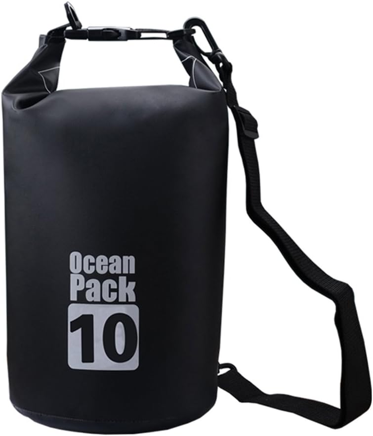 Dry Sack/Waterproof Bag for Boating, Kayaking, Hiking, Snowboarding, Camping, Rafting, Fishing and Backpacking (Light Blue, 30L), BO-BAGS-001