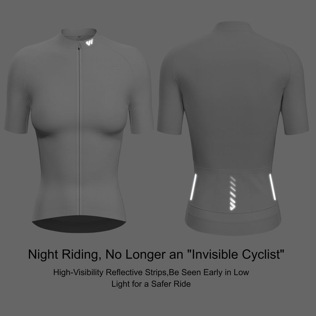 Wulibike Cycling Jersey Women Long Sleeve,Bike Shirts for Women Biking Tops Breathable Cycle Jerseys with 4 Pockets