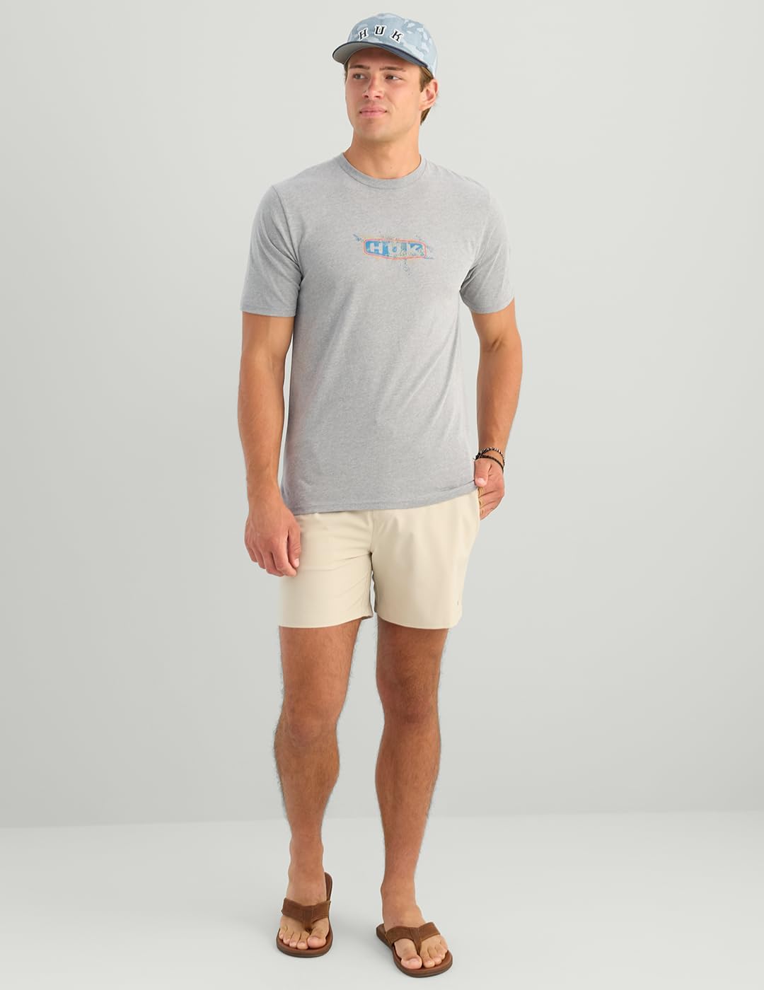 HUK Mens Fishing Graphic Tee, Performance Short Sleeve, Quick-Dry
