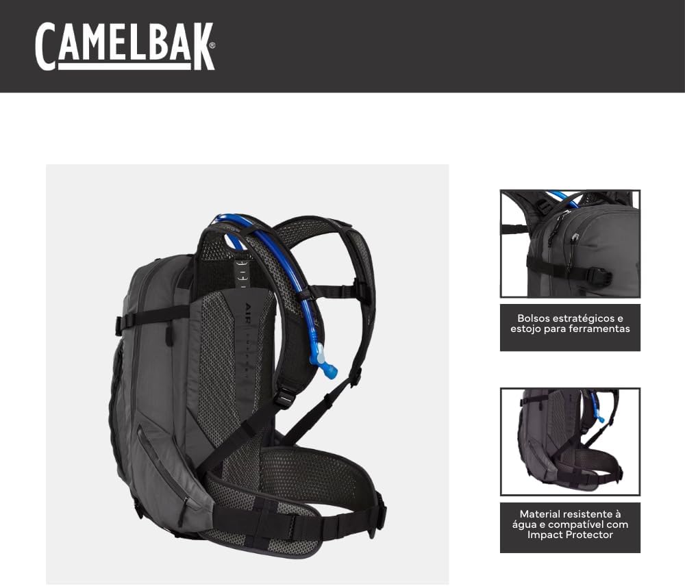 CamelBak HAWG 20 Bike Hydration Pack 100oz, Asphalt