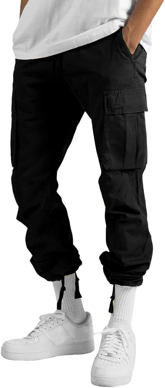 whox Mens Cargo Pants Casual Outdoor Hiking Pants for Men Athletic Joggers Sweatpants