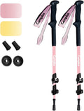 2 Pack Adjustable Hiking Trekking Poles Telescoping Walking Sticks