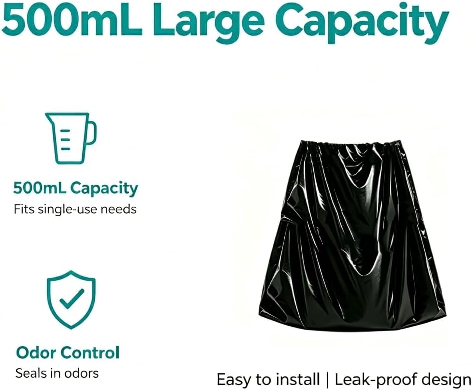 Refill Bags Dry Flush Toilet - 60 Uses -Blue