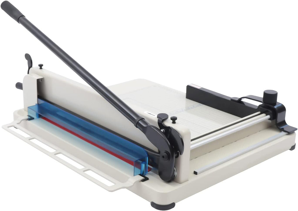 17" Guillotine Paper Cutter A3 Heavy Duty Paper Cutter with Safety Lock Precision Paper Trimmers for Cards PVC Paper Slicer for Office School