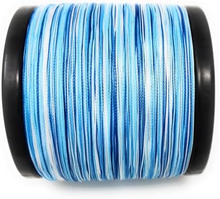 Reaction Tackle Braided Fishing Line - Pro Grade Power Performance for Saltwater or Freshwater Fish - Colored Fishing Line Braid for Extra Visibility