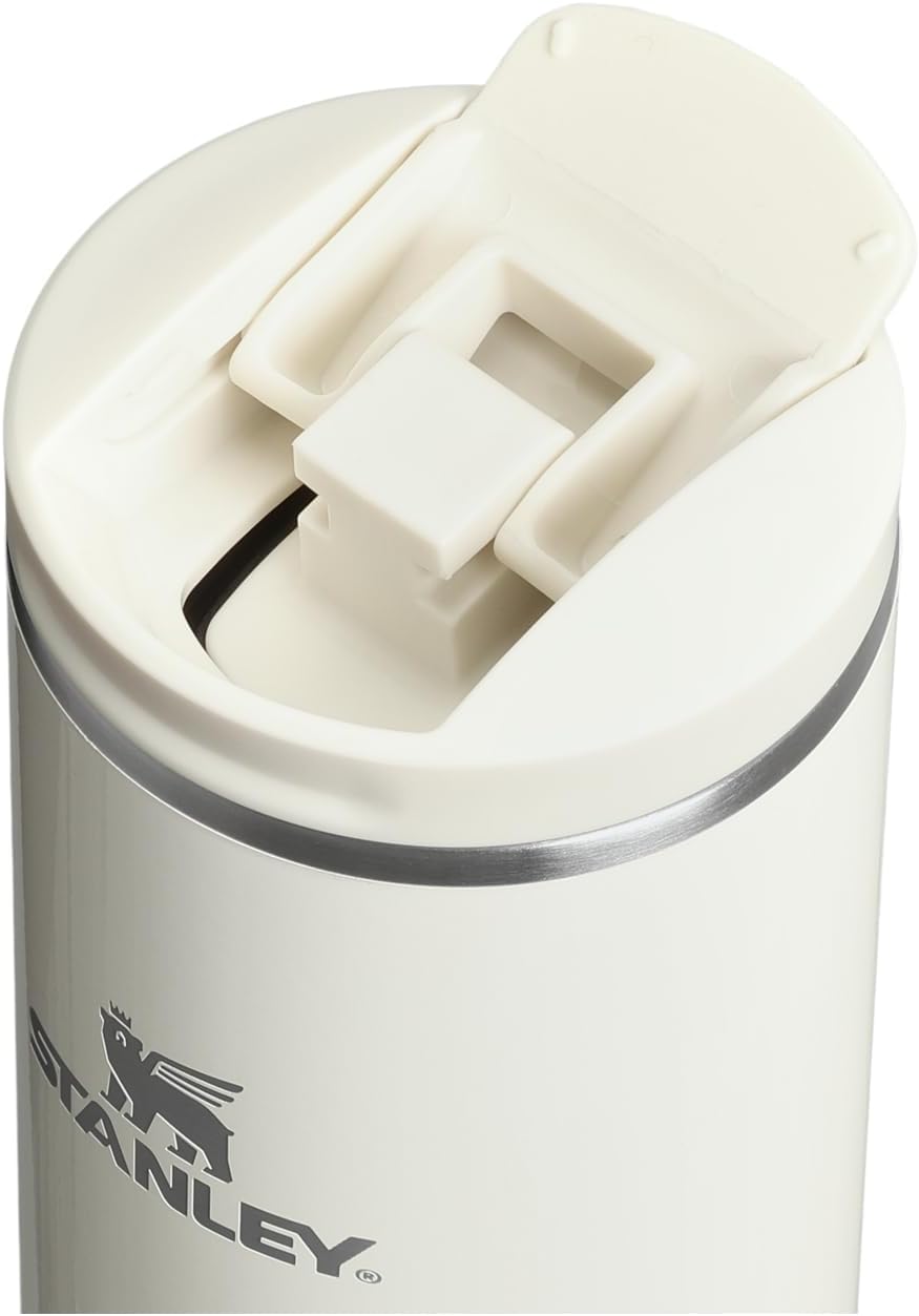 STANLEY Transit FlipTop Mug | Leakproof Coffee Travel Cup | Vacuum Insulated Stainless Steel | Stays Hot or Cold for Hours | BPA-Free | 16 oz | Cream Gloss