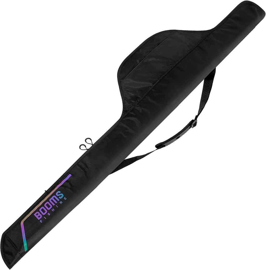 Booms Fishing PB3 4.4ft~5ft Fishing Rod Case, Portable Folded Fishing Pole Case with Sturdy Two-Way Zippers, 0.6ft/8" Extended Design Fishing Rod Bag, Store Up to 2~3 Fishing Poles, 52"~60"