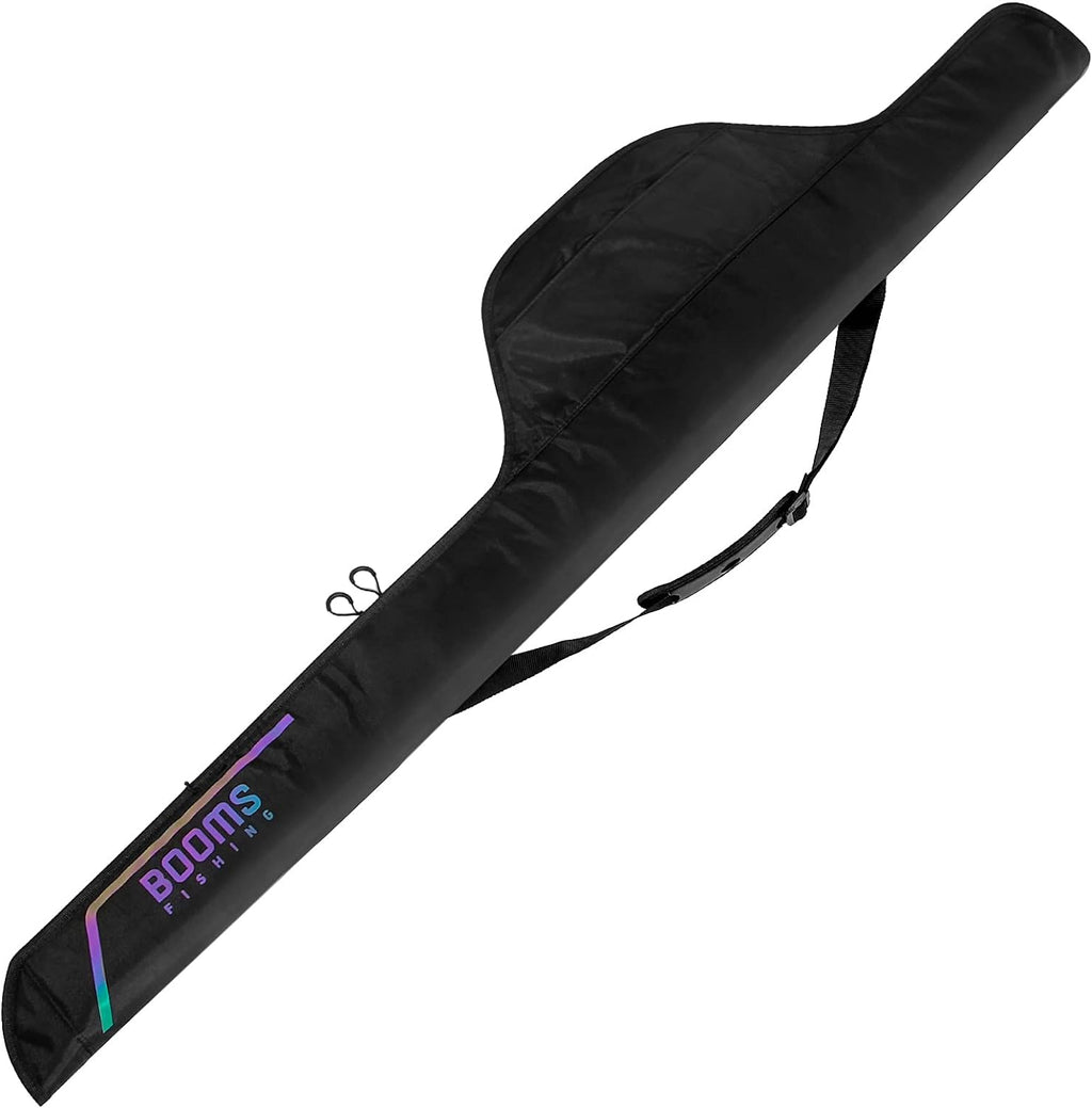 Booms Fishing PB3 5.4ft~6ft Fishing Rod Case, Portable Folded Fishing Pole Case with Two-Way Zippers, 0.6ft Extended Design Fishing Rod Bag, Fit for 2~3 Fishing Poles, 64"~72"