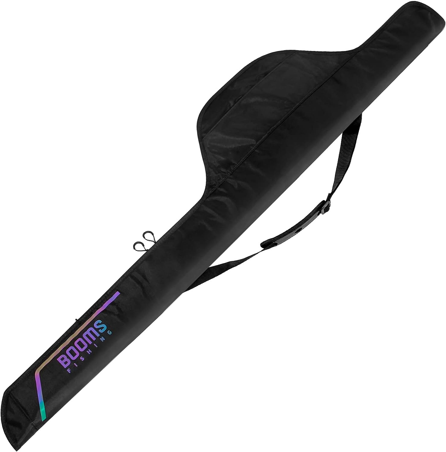 Booms Fishing PB3 5.4ft~6ft Fishing Rod Case, Portable Folded Fishing Pole Case with Two-Way Zippers, 0.6ft Extended Design Fishing Rod Bag, Fit for 2~3 Fishing Poles, 64"~72"