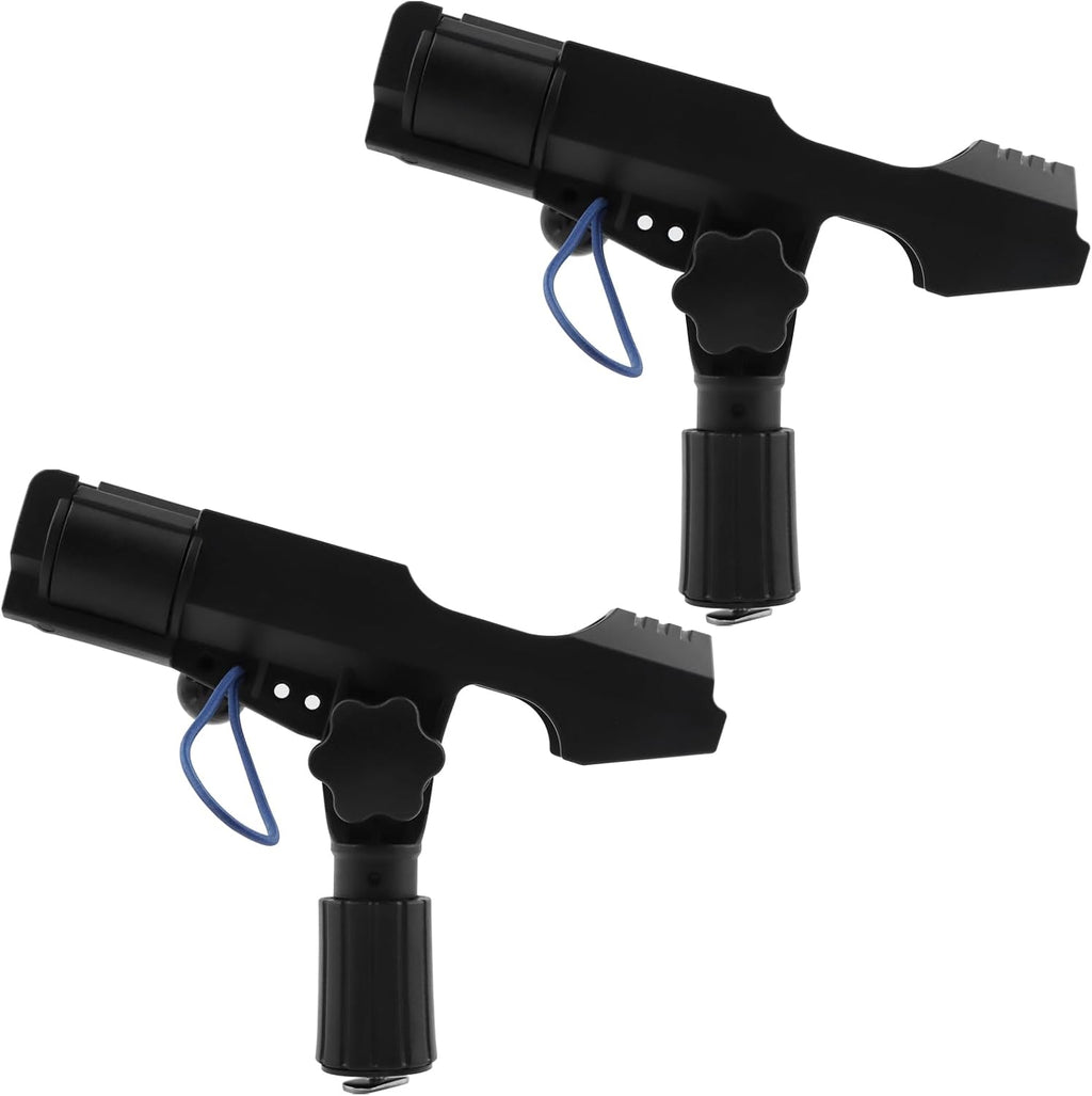 2‑Pack Kayak Fishing Rod Holders, 360° Adjustable Pole Holders for Boats