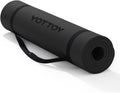 YOTTOY Yoga Mat，Extra Thick Yoga Mat (1/2inch),Professional TPE Exercise Mat,Non-Slip Workout Mat for Yoga, Pilates, Fitness, Barefoot Workouts, Home Gym Studio with Strap