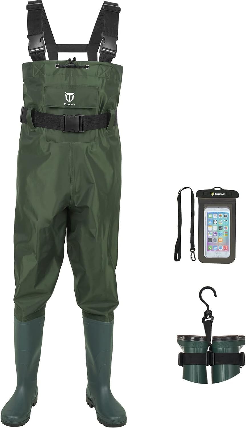 TIDEWE Chest Waders for Men Women, Waterproof Fishing Waders