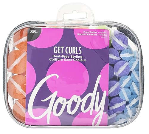 Goody Styling Essentials Foam Hair Roller, Mega Pack, 36 Count