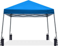 ABCCANOPY 11x11 Pop Up Canopy Tent, Slant Leg Outdoor Shade, Royal Blue