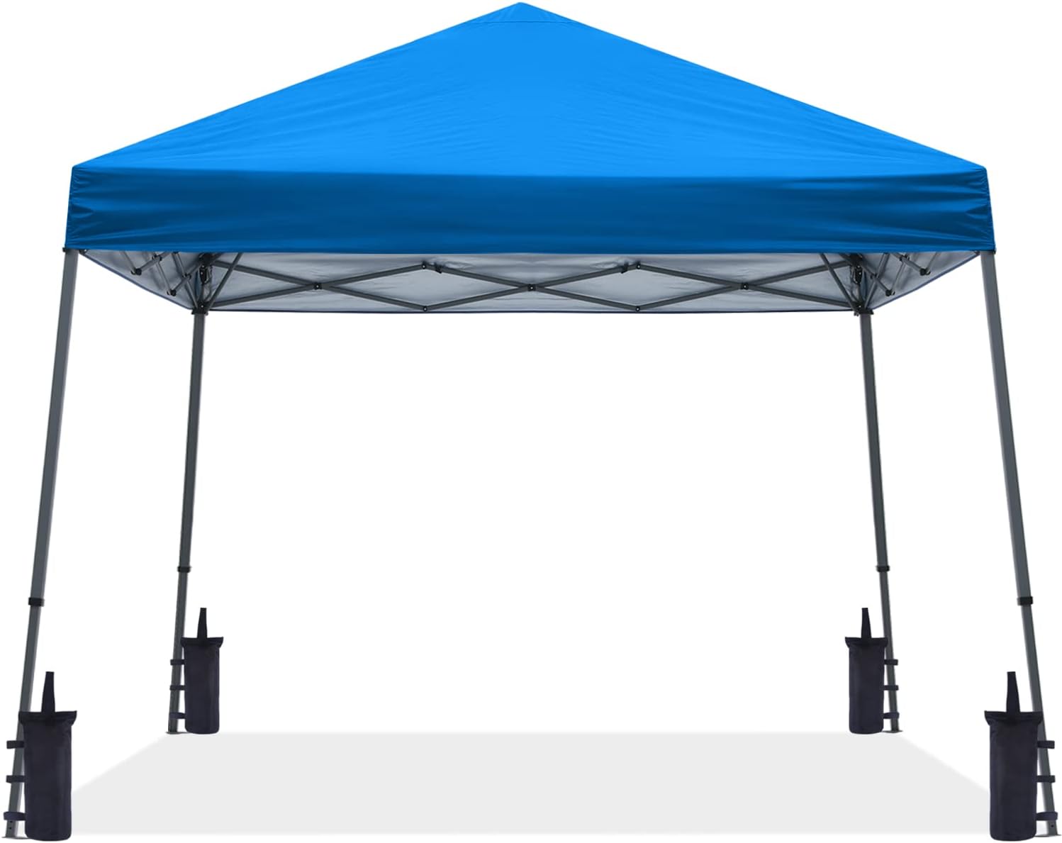 ABCCANOPY 11x11 Pop Up Canopy Tent, Slant Leg Outdoor Shade, Royal Blue