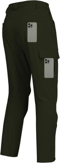 Men's Hiking Cargo Pants Water Resistant Quick Dry Lightweight Pants with 6 Pockets Tactical Work Pants