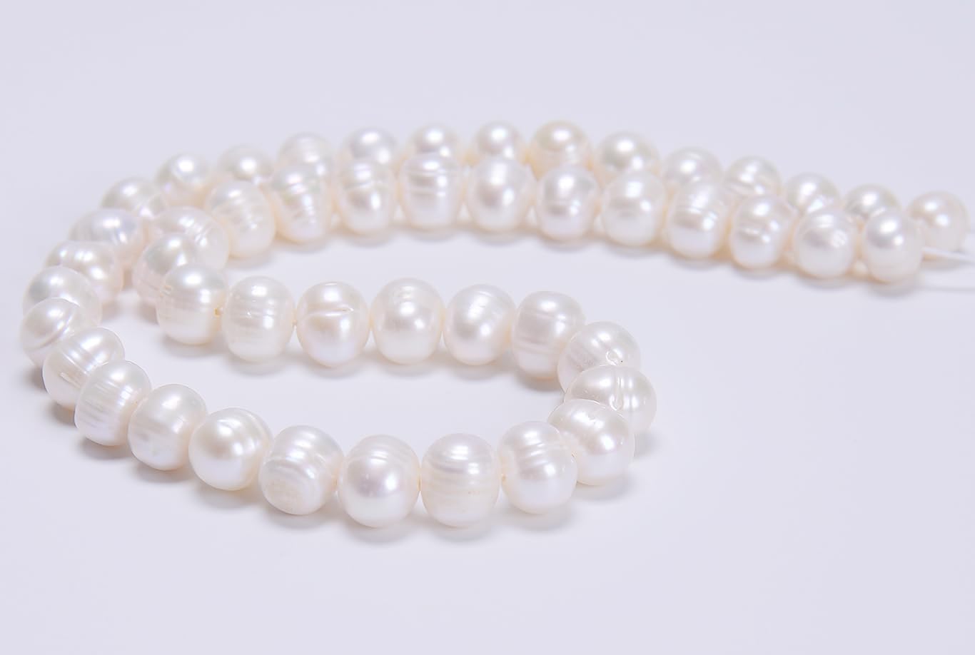 AD Beads Natural Freshwater White Pearl Round Beads 15" 4mm 6mm 8mm 9mm 10mm 11mm 12mm (8-9mm)
