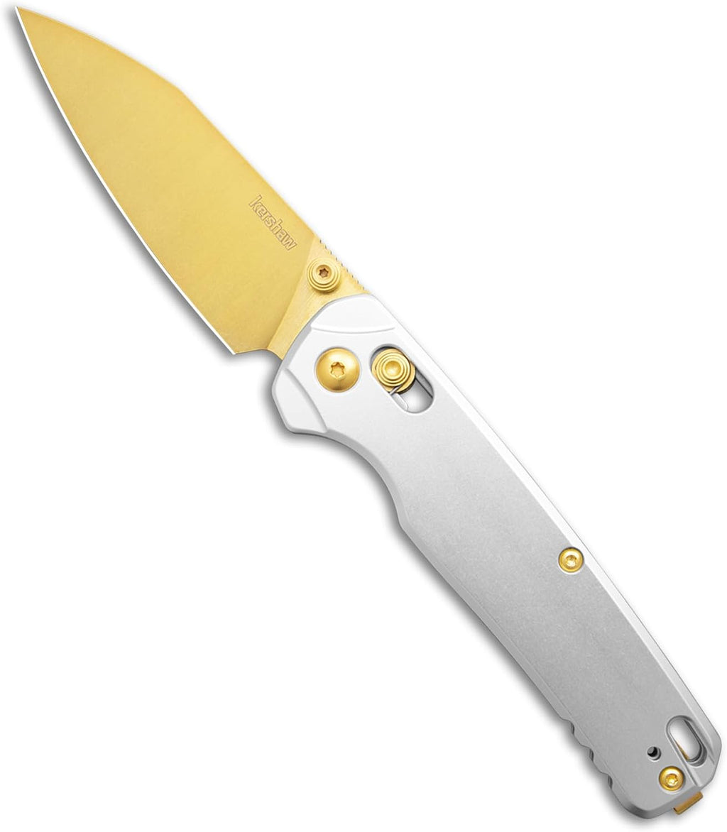 Kershaw Bel Air Pocket Knife, Made in The USA, 3.1 inch CPM MagnaCut Steel Blade, EDC Design, Duralock Locking Mechanism, Manual Folder, Pocketclip