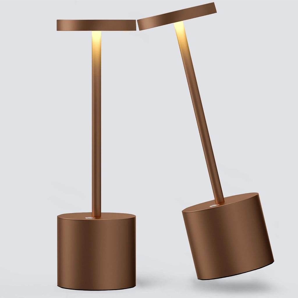 2Pack Cordless Rechargeable LED Restaurants Outdoor Table Lamp