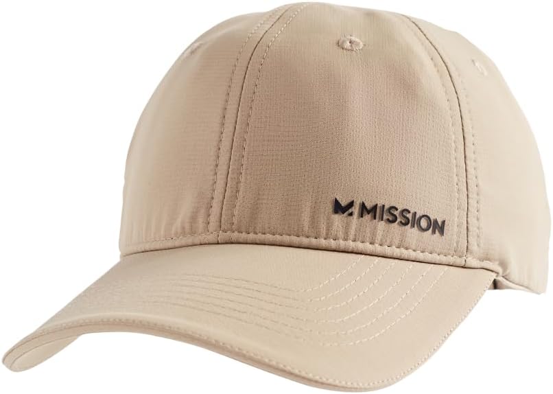 MISSION Cooling Performance Hat, Unstructured Low-Profile Adjustable Fit - UPF 50 - for Running, Workouts & Outdoors