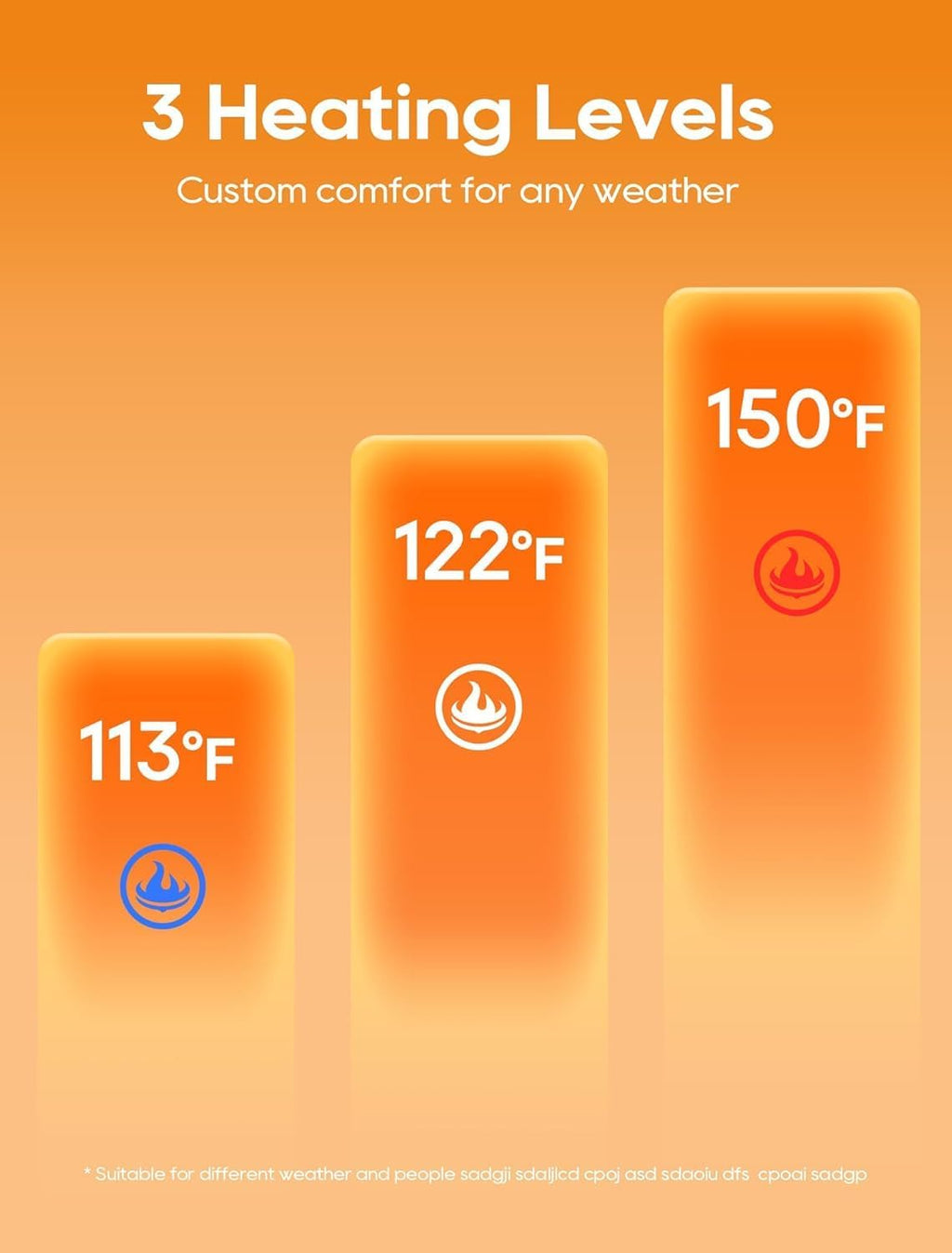Heated Gloves, Rechargeable Heated Gloves for Men Women, Waterproof Electric Heating Ski with Touchscreen for Cold Weather Motorcycle Skiing Snowboarding Hiking Hunting Gifts