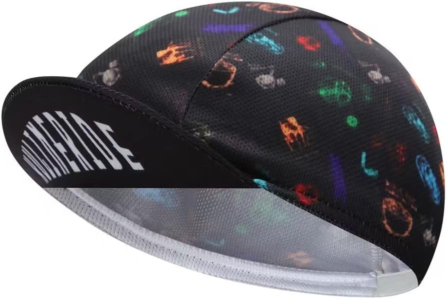 Multicolor Cycling Cap - Polyester Cycling Hat-Under Helmet - Cycling Helmet Liner Breathable&Sweat Uptake