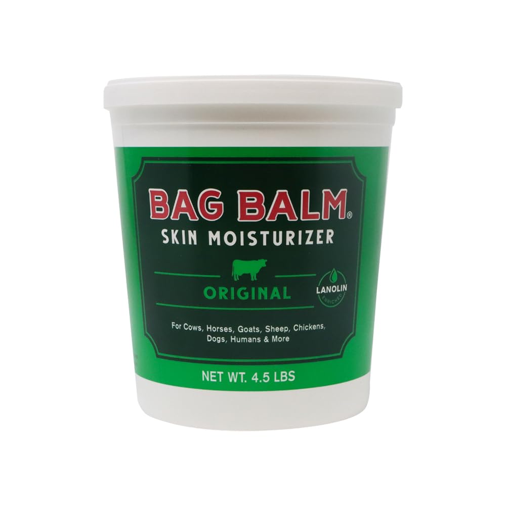 Bag Balm Vermont’s Original Pet Paw & Skin Balm – Moisturizing Salve for Dry, Cracked Paws, Noses & Rough Skin – 8 Ounce – 2 Pack