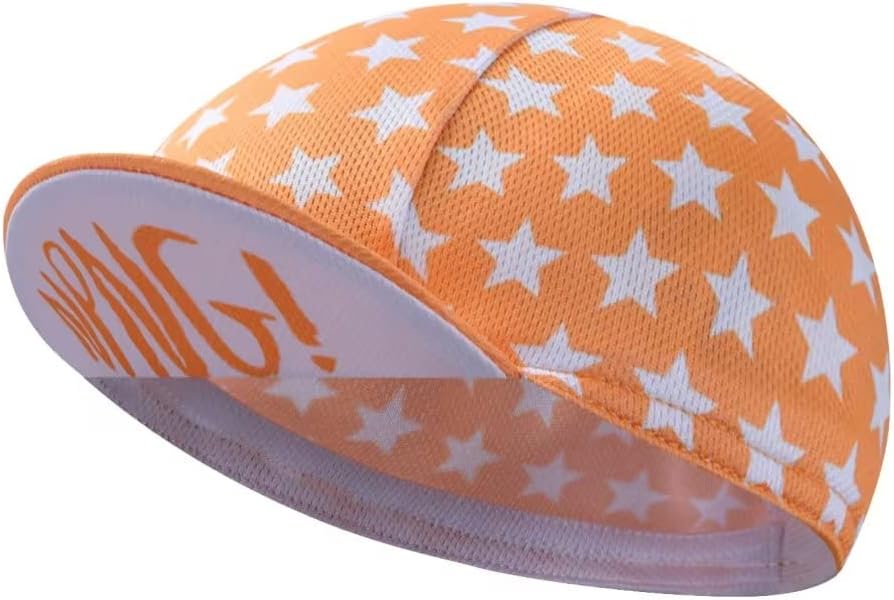 Funny Cycling Cap - Polyester Cartoon Cycling Hat-Under Helmet - Cycling Helmet Liner Breathable&Sweat Uptake