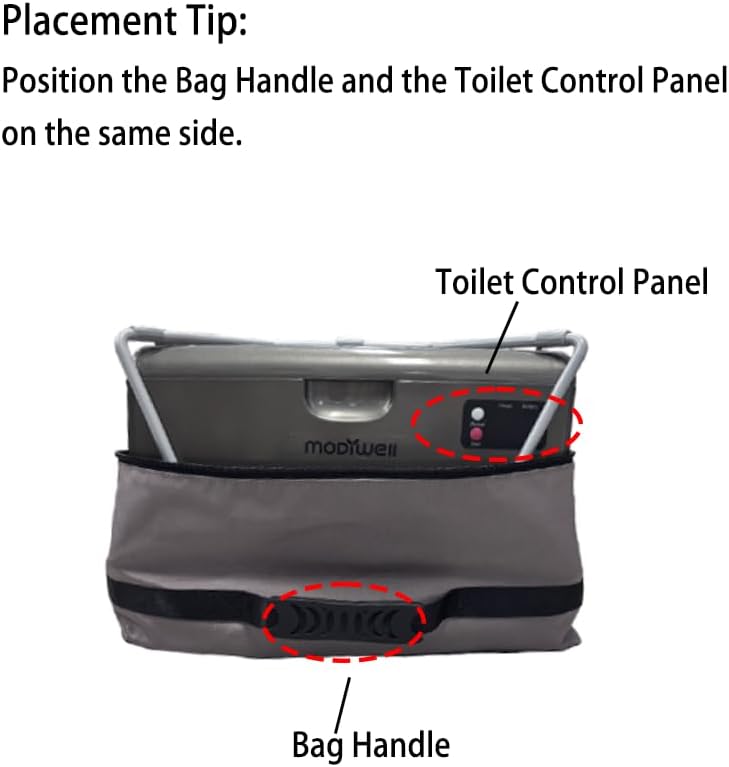 LE-310 Dry Flush Toilet Carrying Bag with Waterproof Cover