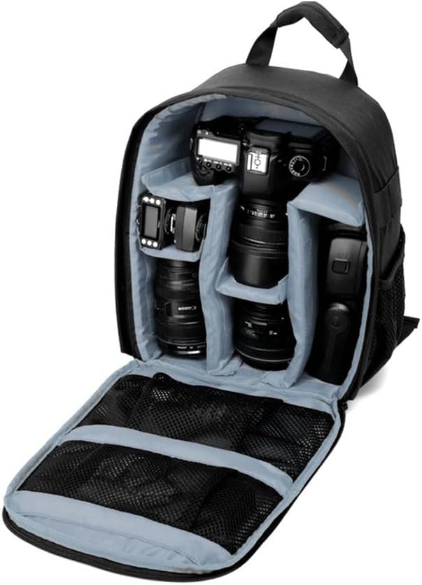 Waterproof SLR/DSLR Camera Backpack Shoulder Bag Travel Case For Canon Nikon Sony Digital Lens (Medium, Green)