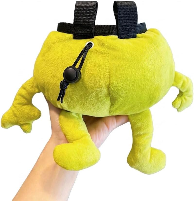 Frog Chalk Bag Climbing Magnesium Powder Bag Climbing Equipment for Adult