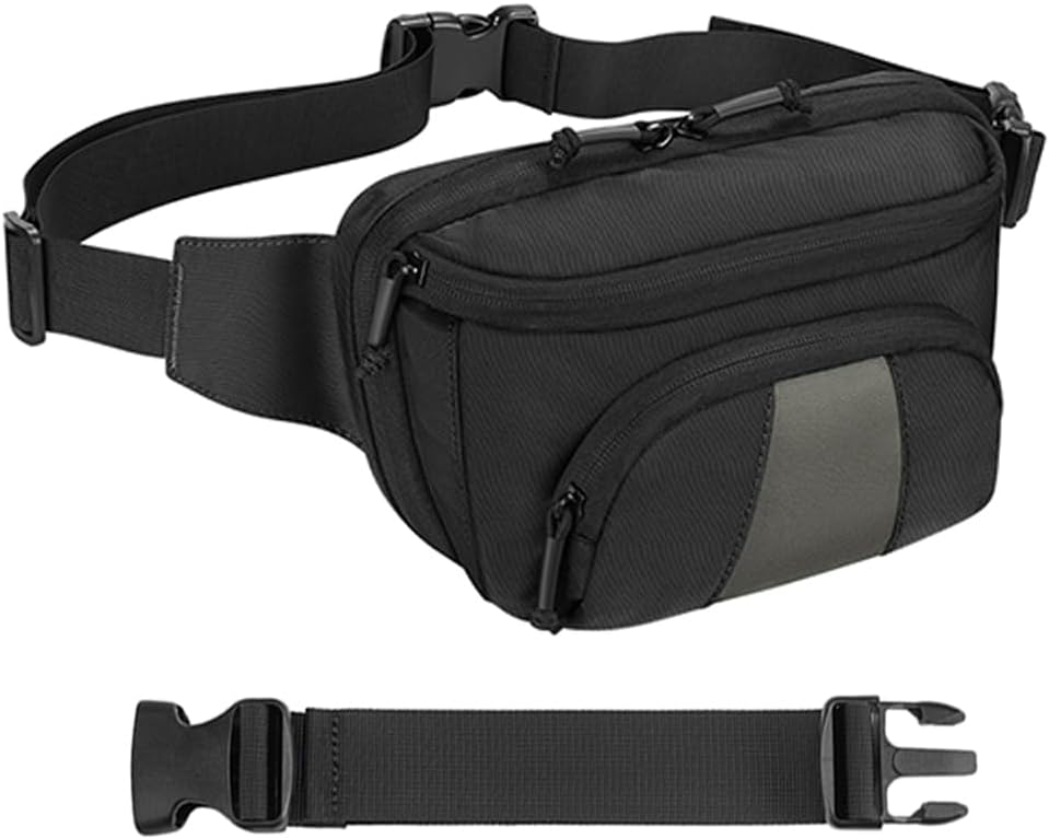 NOOLA Fanny Pack for Men Women with Extender Strap, Crossbody Waist Bag