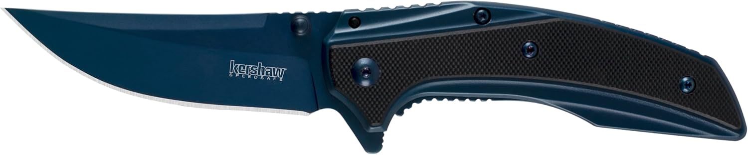Kershaw Outright Folding Pocket Knife, 8Cr13MoV Stainless Steel Blade, Pocketclip